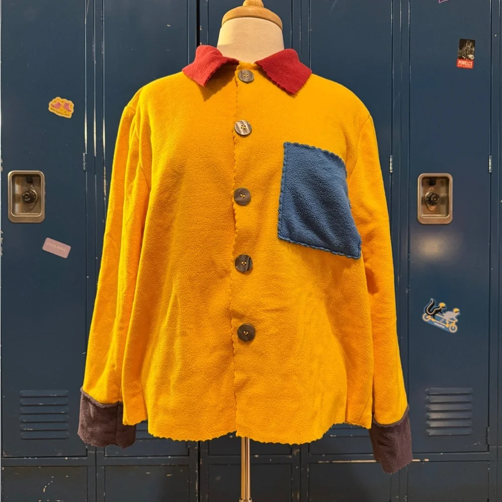 Fashion Brand Company Yellow Jacket with Blue Pocket American Girl Doll - Picture 5 of 6
